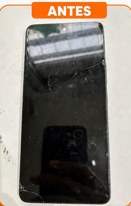 Pantalla de un Samsung rota antes de repararla